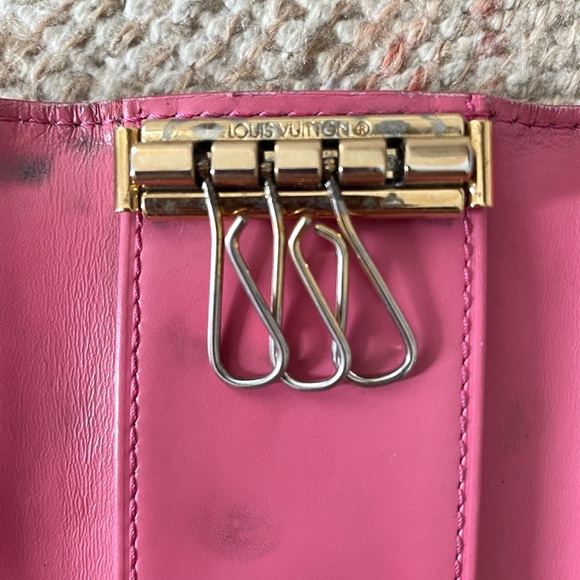 Set of 2 Louis Vuitton card key holders used authentic - Picture 9 of 14